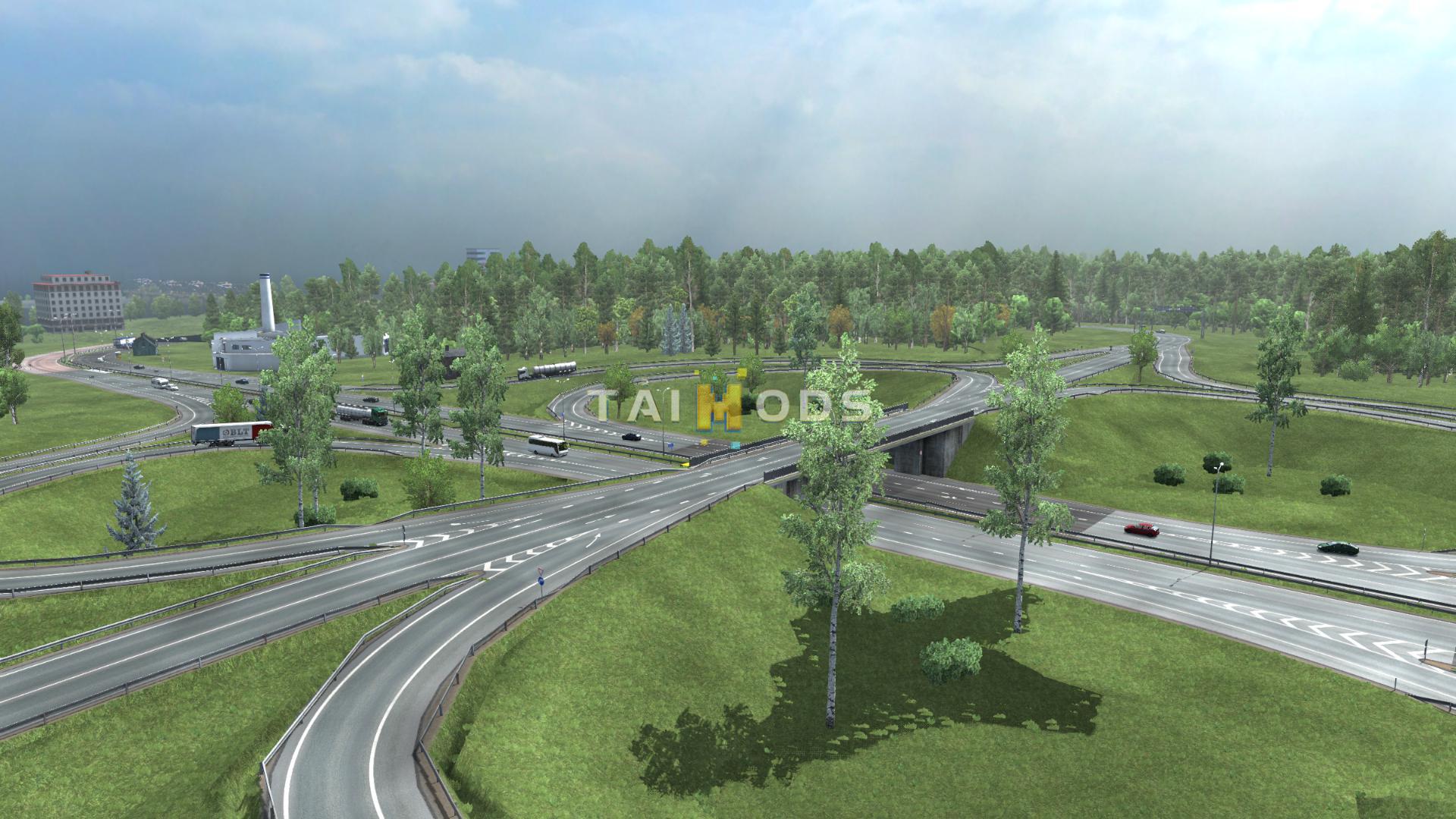 ETS2 - Riga Metro Area Rebuild/Pierigas Parbuve V0.2 (1.38.x)