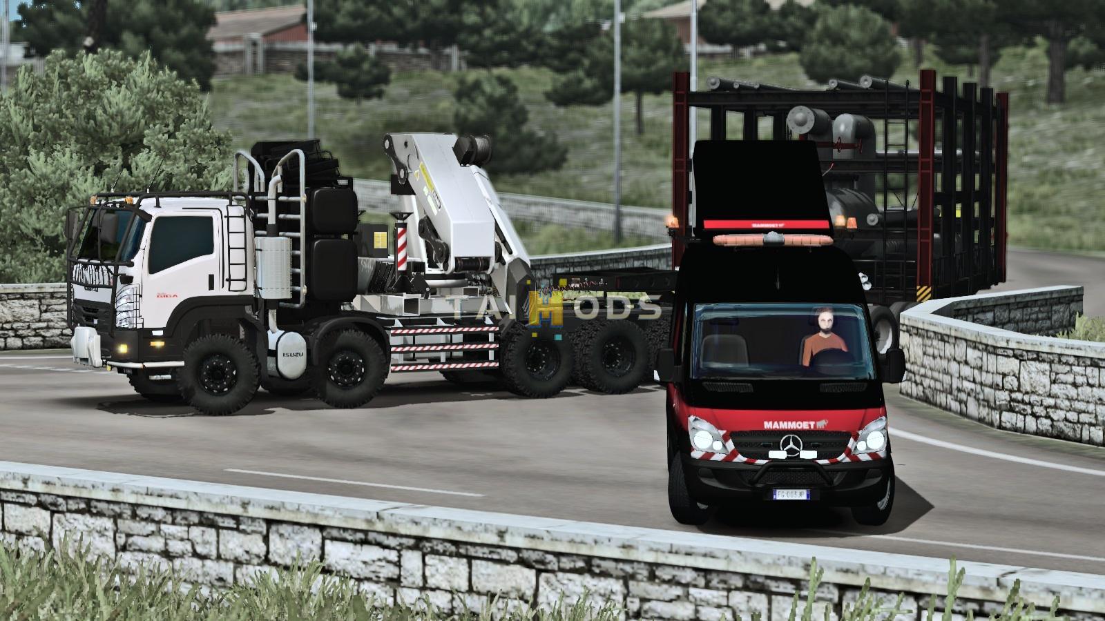 ETS2 - Pilot And Escort Mod V2 (1.37.x)