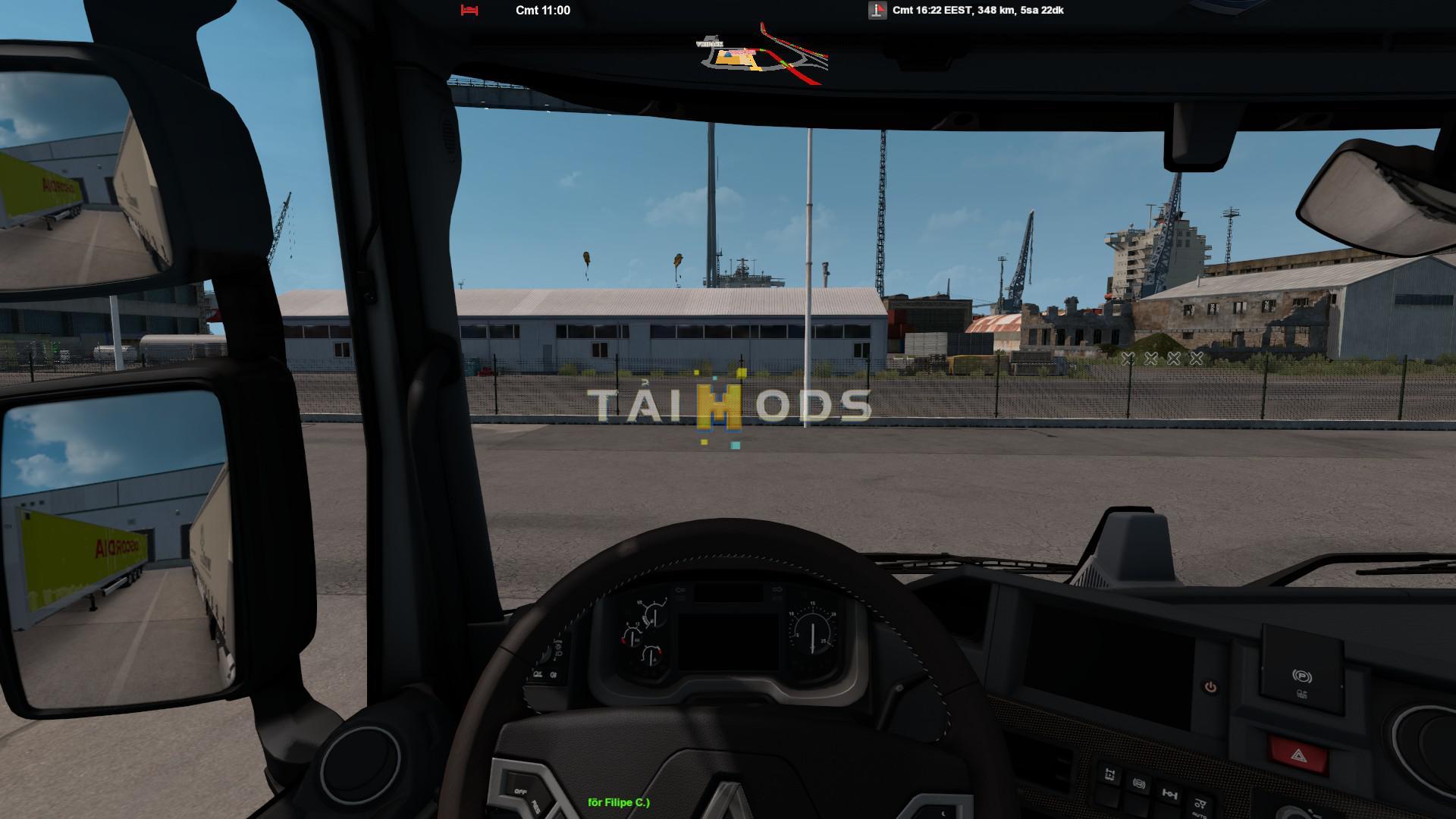 ETS2 - TT Route Advisor Minimal (1.38.x)