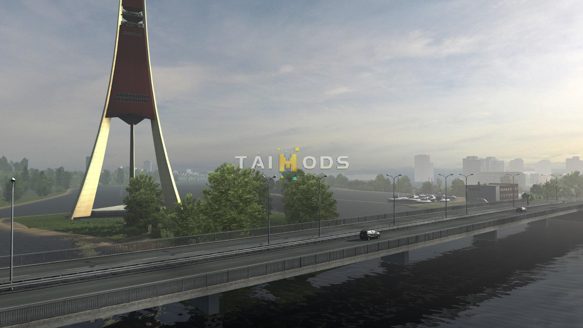 ETS2 - Riga Metro Area Rebuild V0.1 (1.37.x)