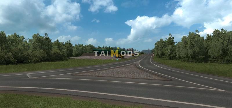 ETS2 - Addon for RusMap 2.1.1: Northern Beauty V2 (1.38.x)