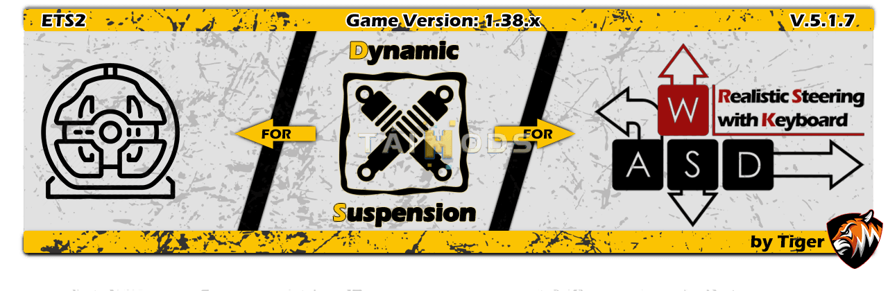 ETS2 - Dynamic Suspension V5.1.7 (1.38.x)