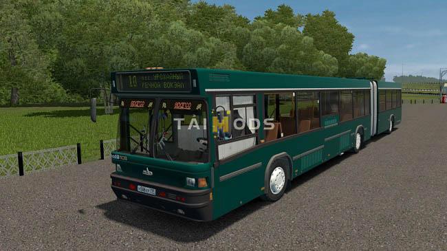 City Car Driving 1.5.9 - Maz 105.065 Articulated Bus Mod