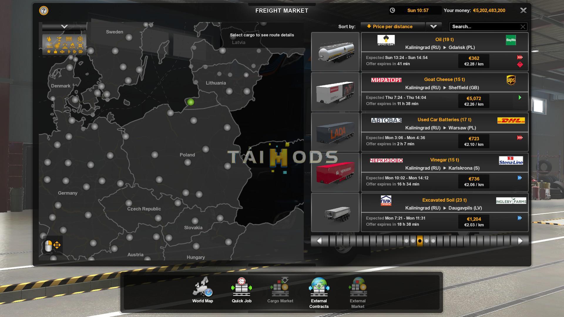 ETS2 - Real European Companies Reloaded V1.3 (1.37.x)