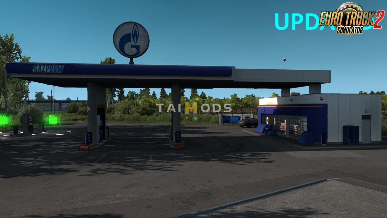 ETS2 - Real European Gas Stations Reloaded V1.2 (1.37.x)