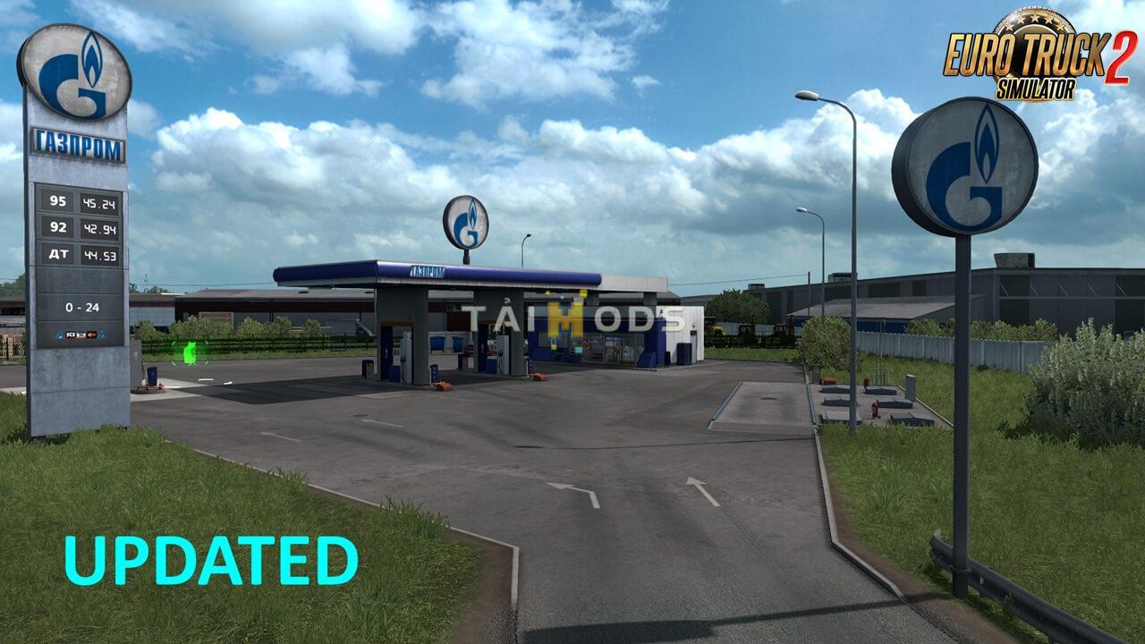ETS2 - Real European Gas Stations Reloaded V1.2 (1.37.x)