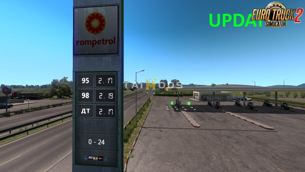 ETS2 - Real European Gas Stations Reloaded V1.2 (1.37.x)