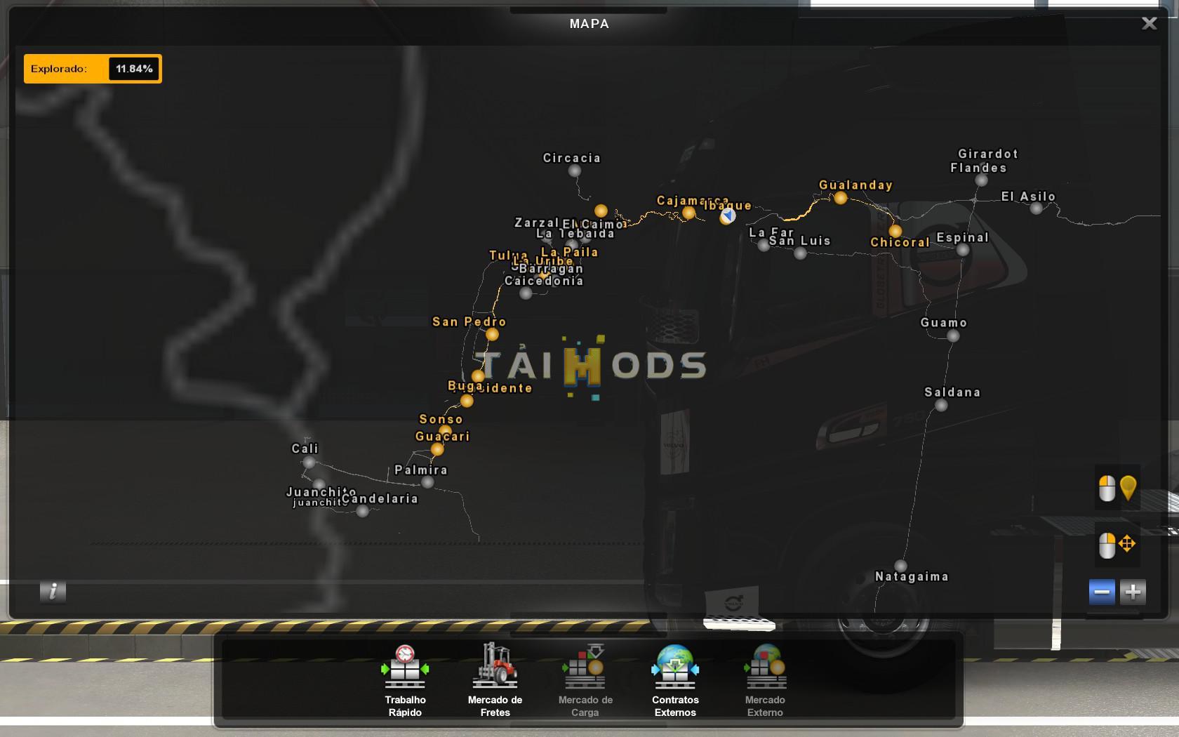 ETS2 - Proyecto Mapcol for Profile Mod (1.37.x)