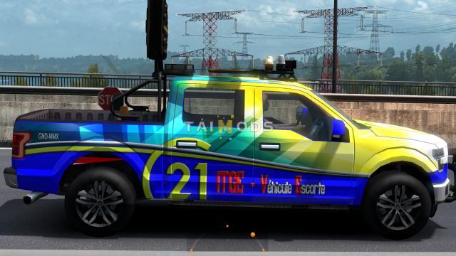 ETS2 - Pilot and Escort Vehicles International Truck (1.37.x) (1.35.x)