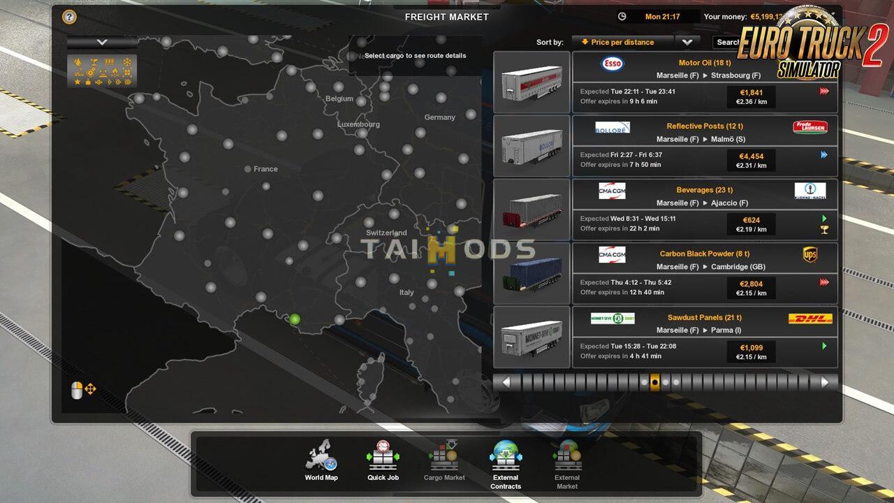 ETS2 - Real European Companies Reloaded V1.1 (1.37.x)