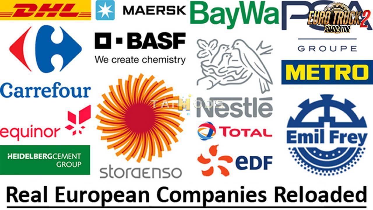 ETS2 - Real European Companies Reloaded V1.1 (1.37.x)