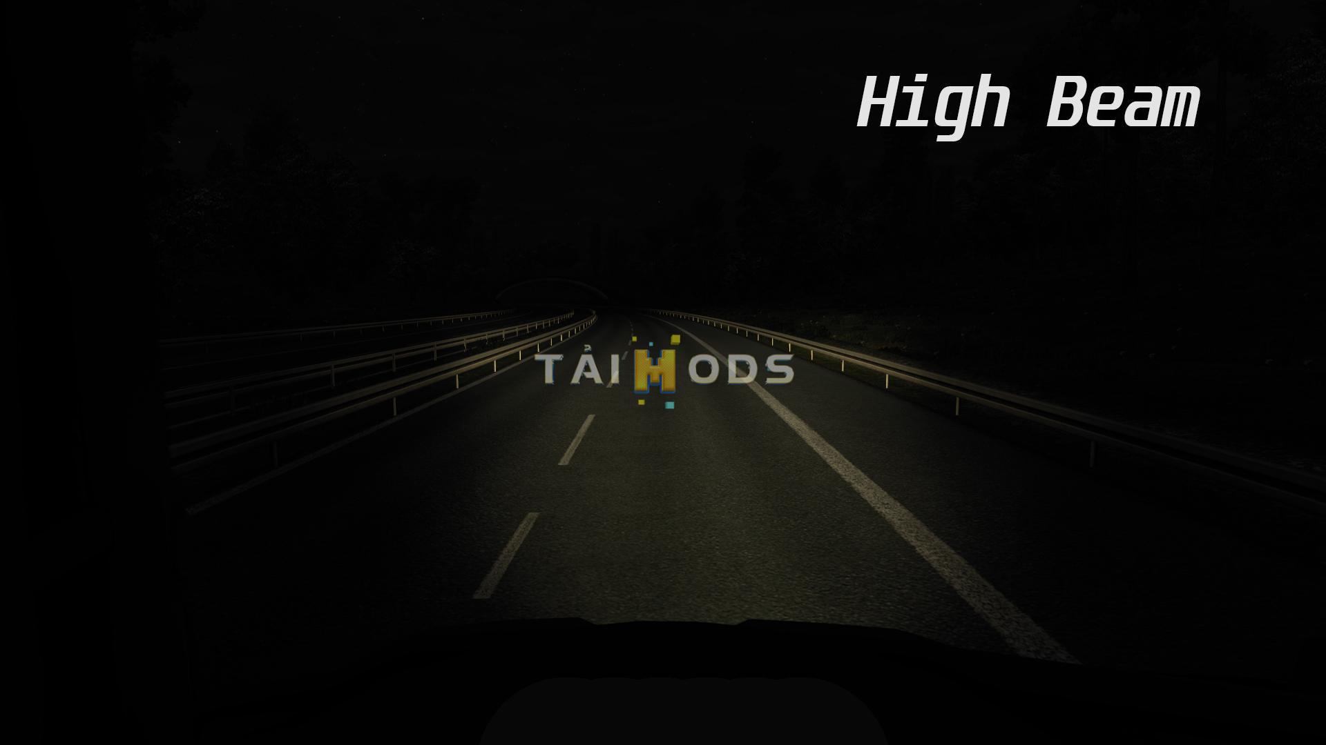 ETS2 - Realistic Headlights V1.0 (1.37.x)