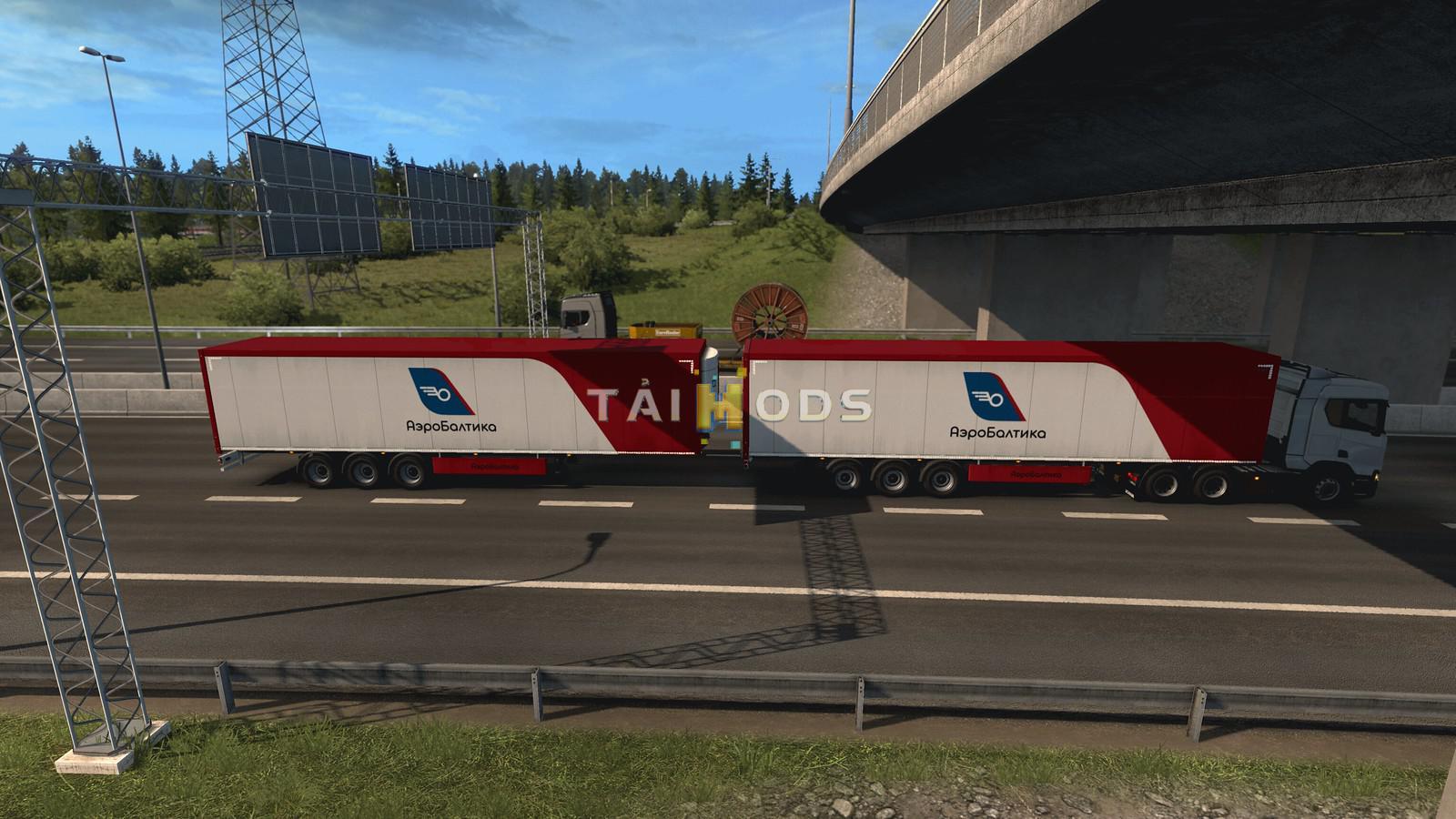 ETS2 - Multiple Trailers in Traffic Mod V6.0 (1.37.x)