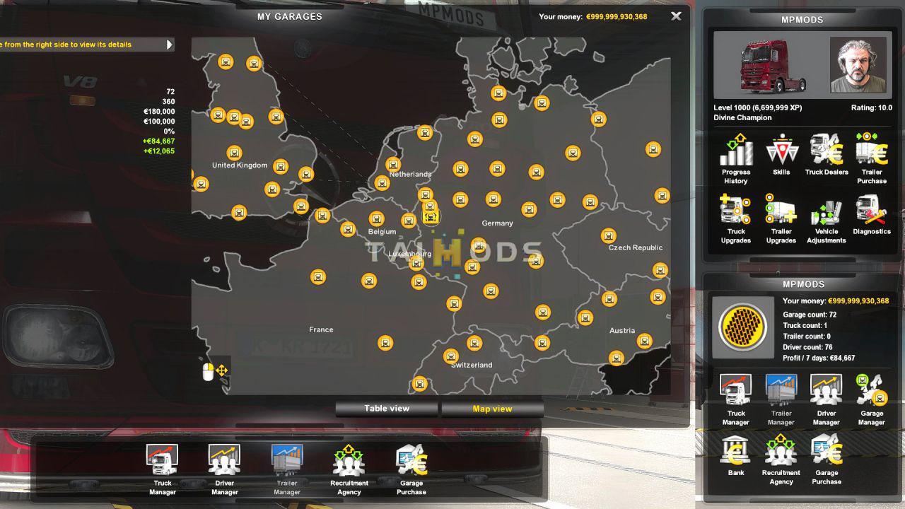 ETS2 - Full Save Game NO DLC (1.37.x)