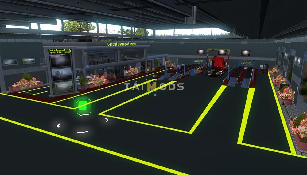 ETS2 - Prefab Garage Mods Fixed V2.2 (1.37.x)