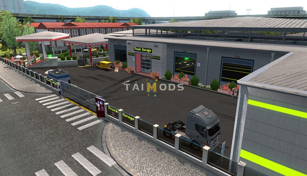 ETS2 - Prefab Garage Mods Fixed V2.2 (1.37.x)