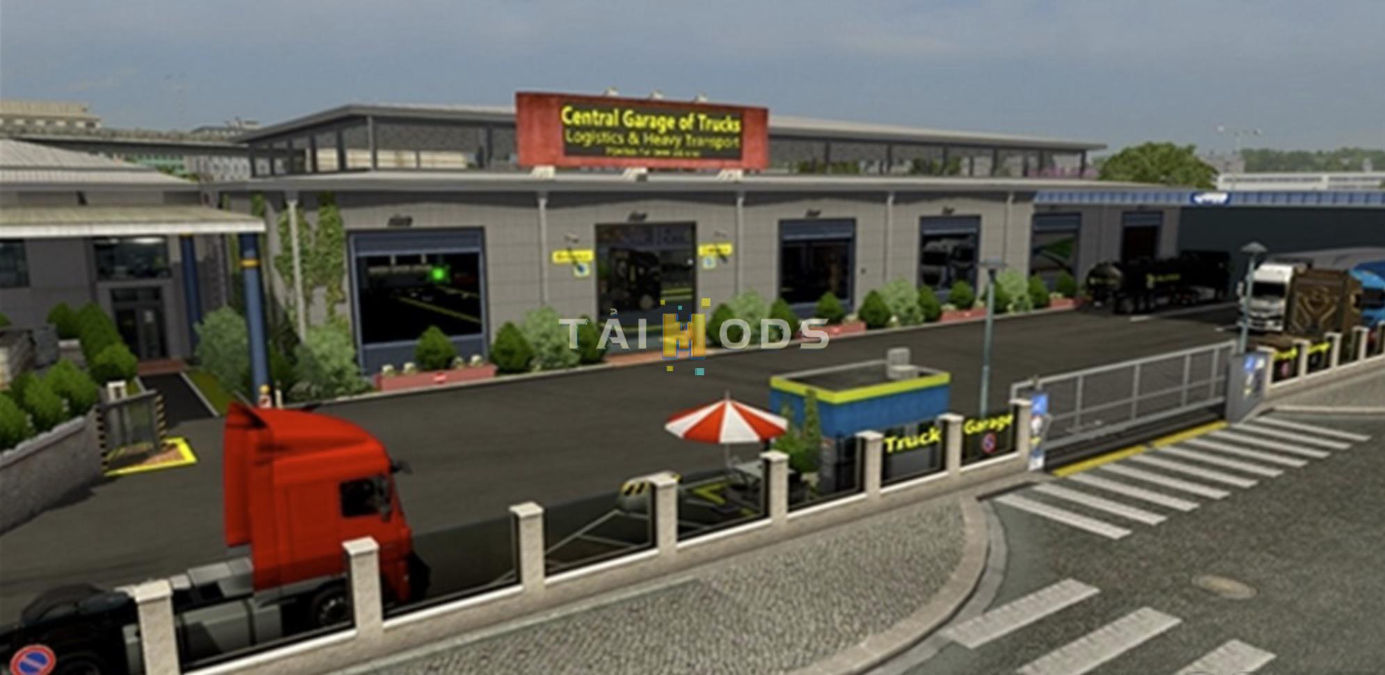 ETS2 - Prefab Garage Mods V2.0 (1.37.x)