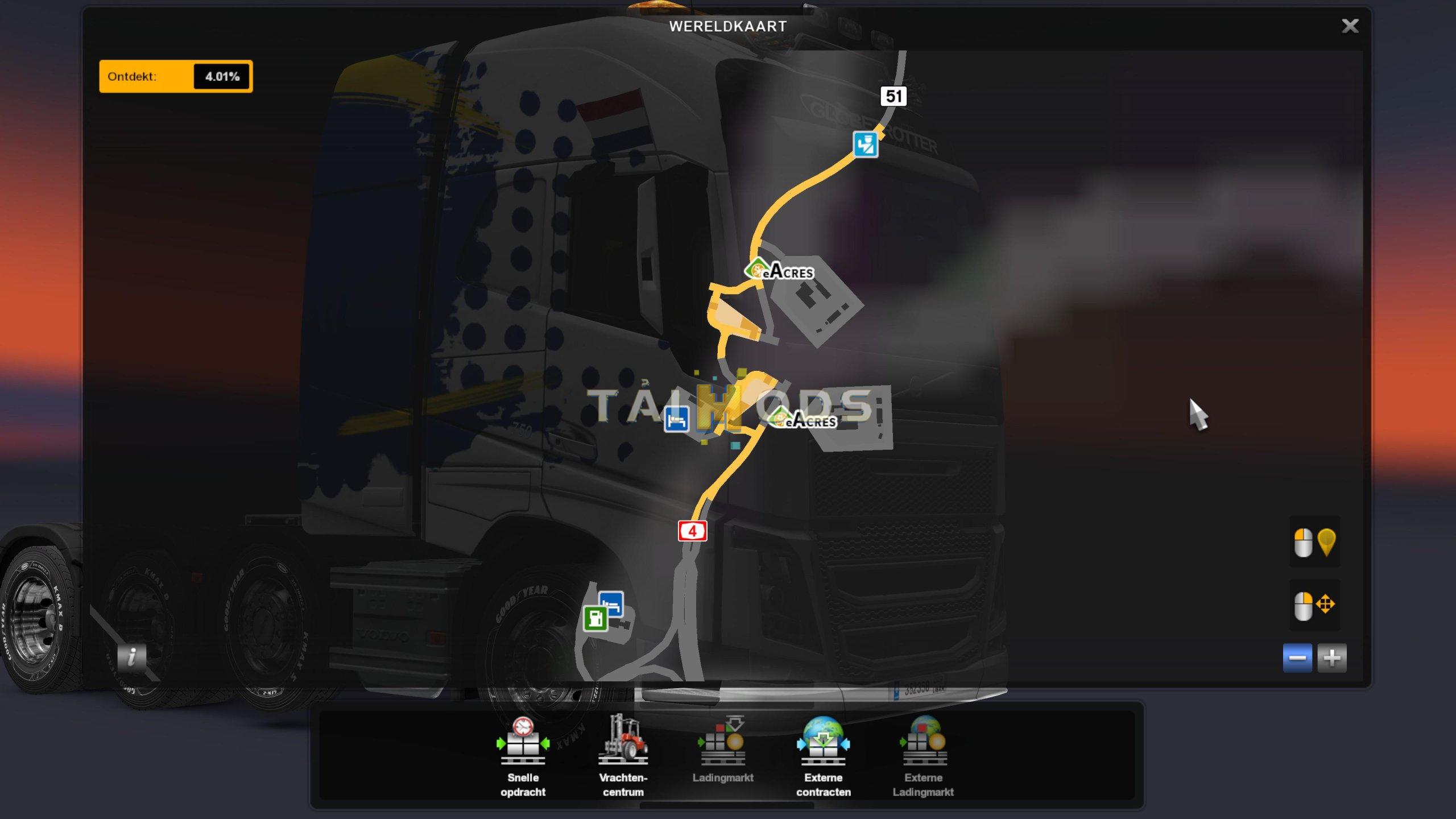 ETS2 - ProMods V2.45 Addon: Israel - Lebanon Open Border V2.0 (1.36.x)