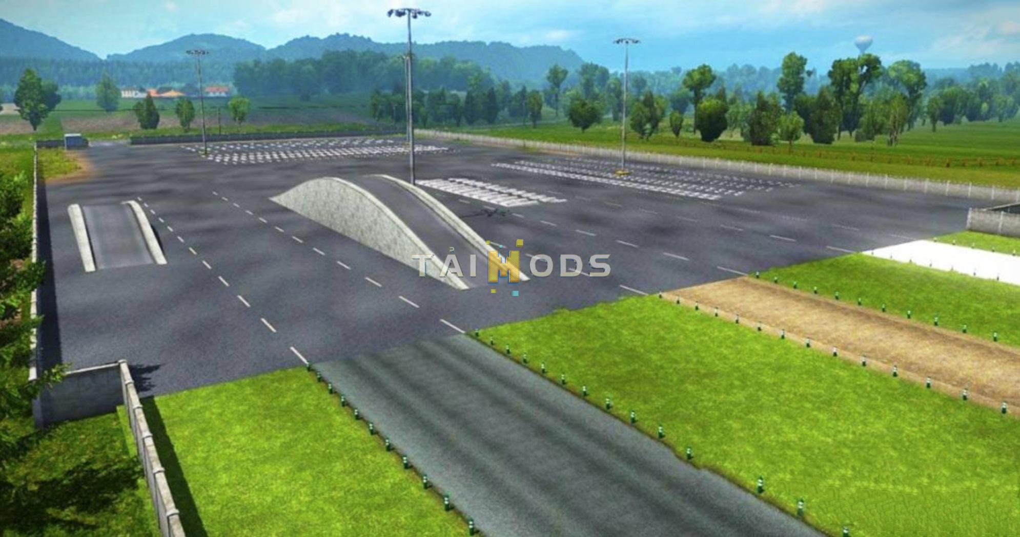 ETS2 - Test Areal V1.0 Fixed (1.36.x)