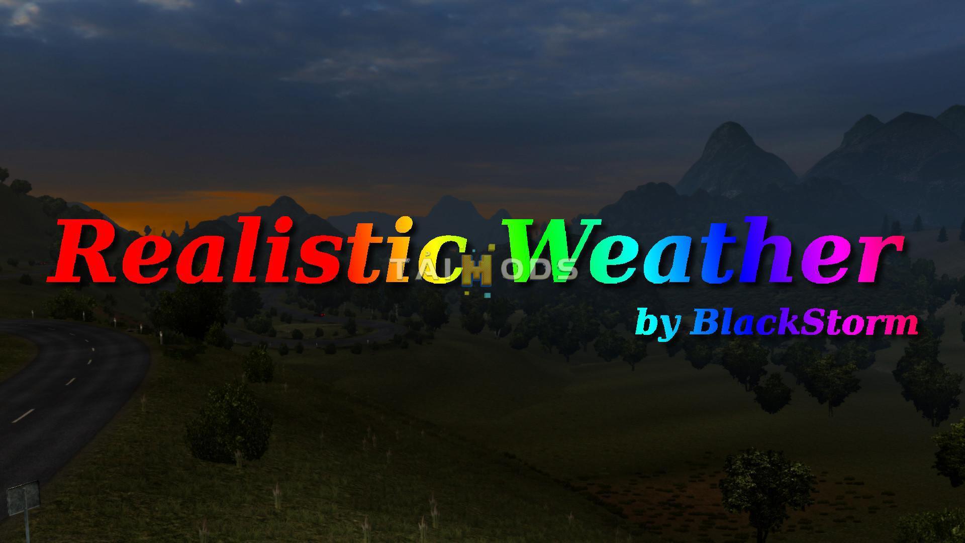 ETS2 - Realistic Weather V2.0 (1.36.x)
