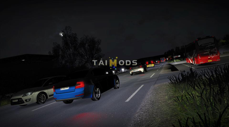 ETS2 - Realistic Headlight Beam Pattern V3.0 (1.36.x)