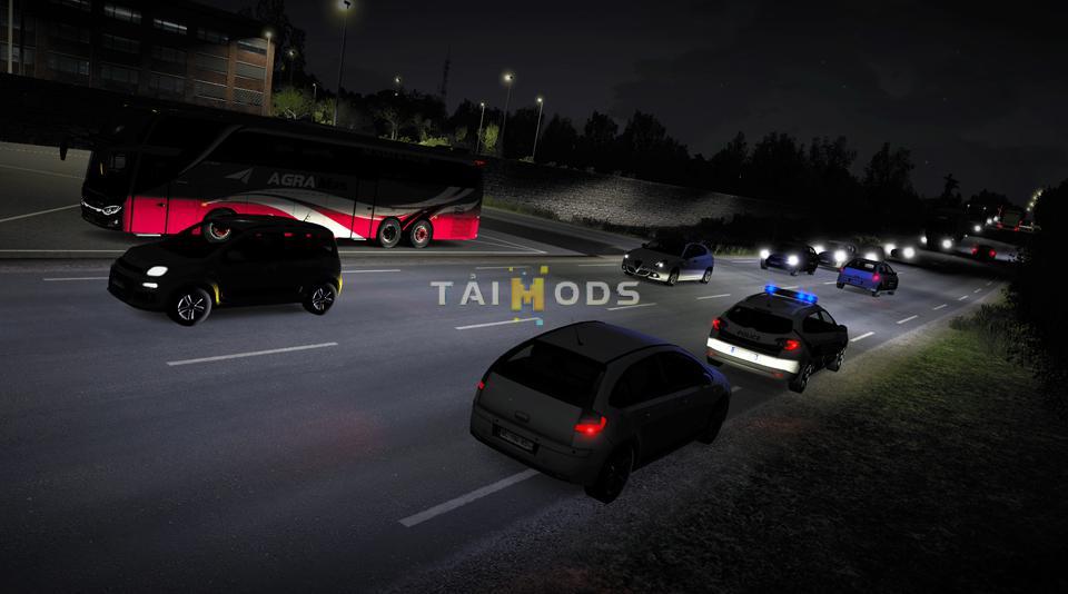 ETS2 - Realistic Headlight Beam Pattern V3.0 (1.36.x)