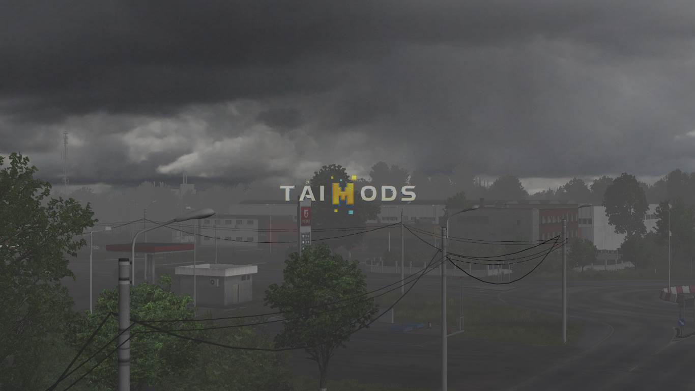 ETS2 - Realistic Rain & Thunder Sounds V2.2 (1.36.x)