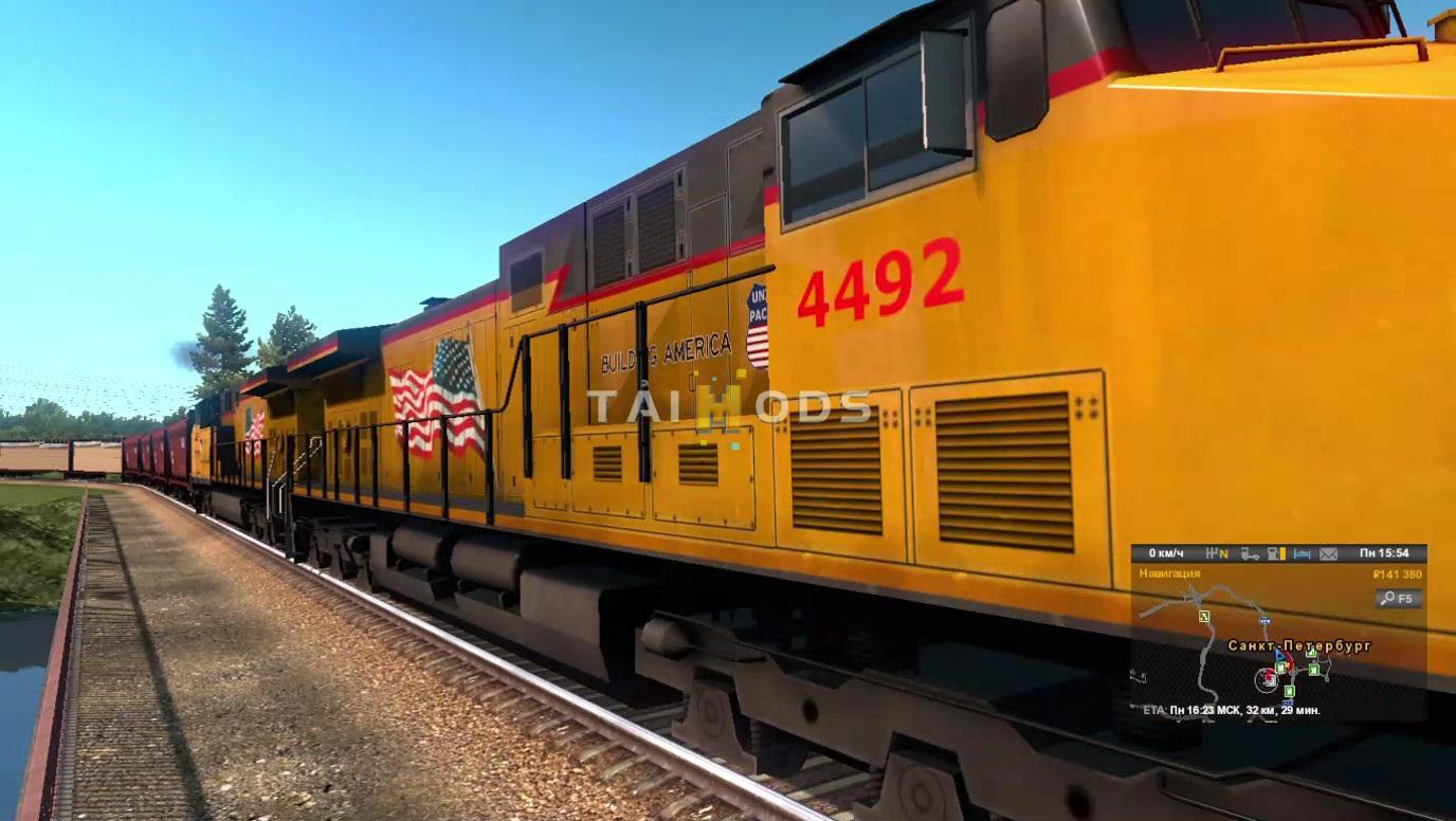ETS2 - Improved Trains V3.3 (1.36.x)