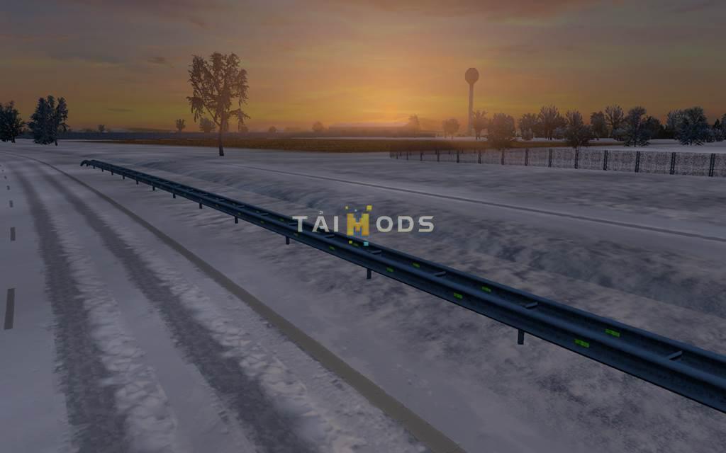 ETS2 - New Real Winter HD 4K (1.36.x)