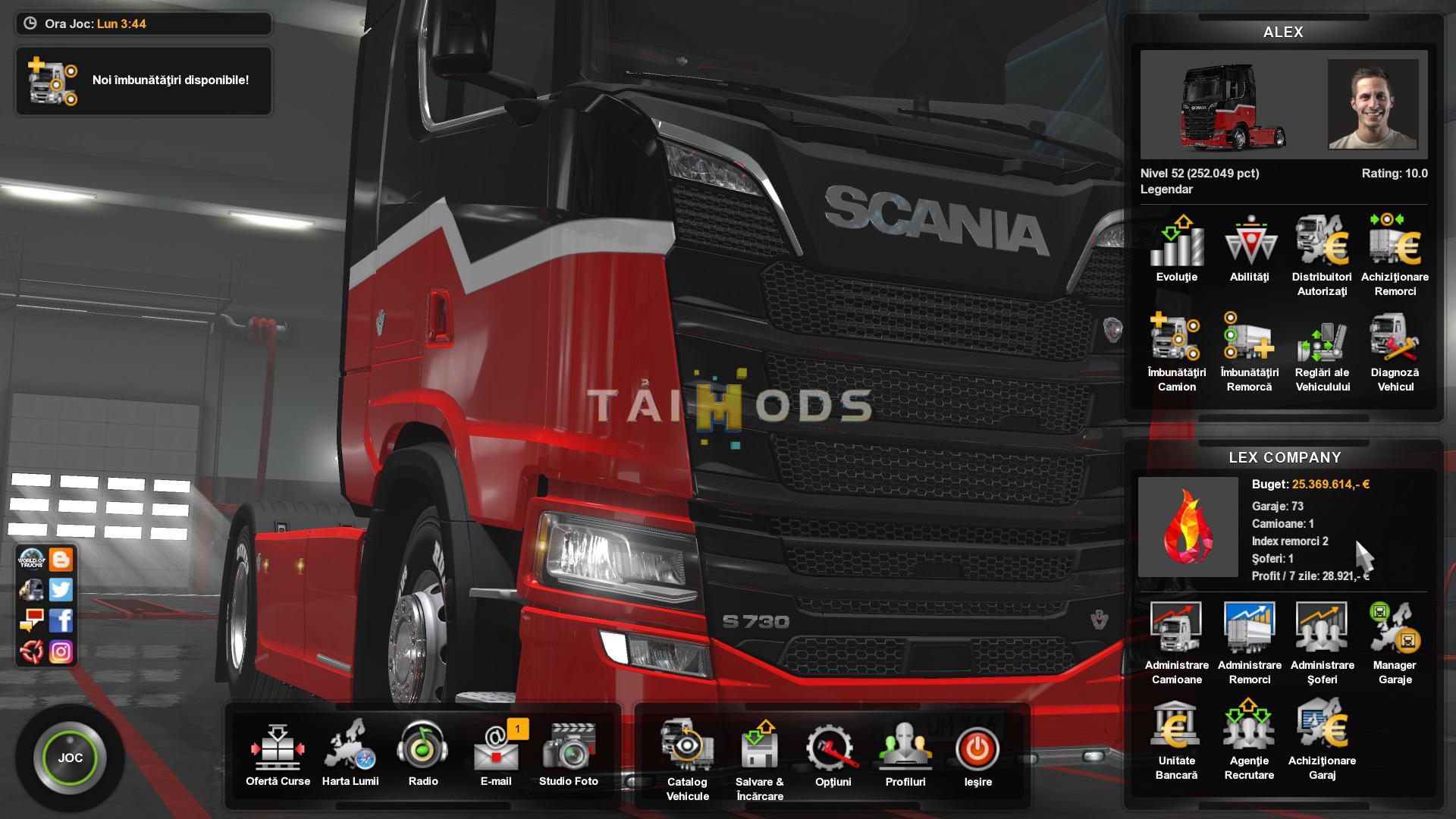 ETS2 - Save Game for No DLC Support Multiplayer (1.36.x)