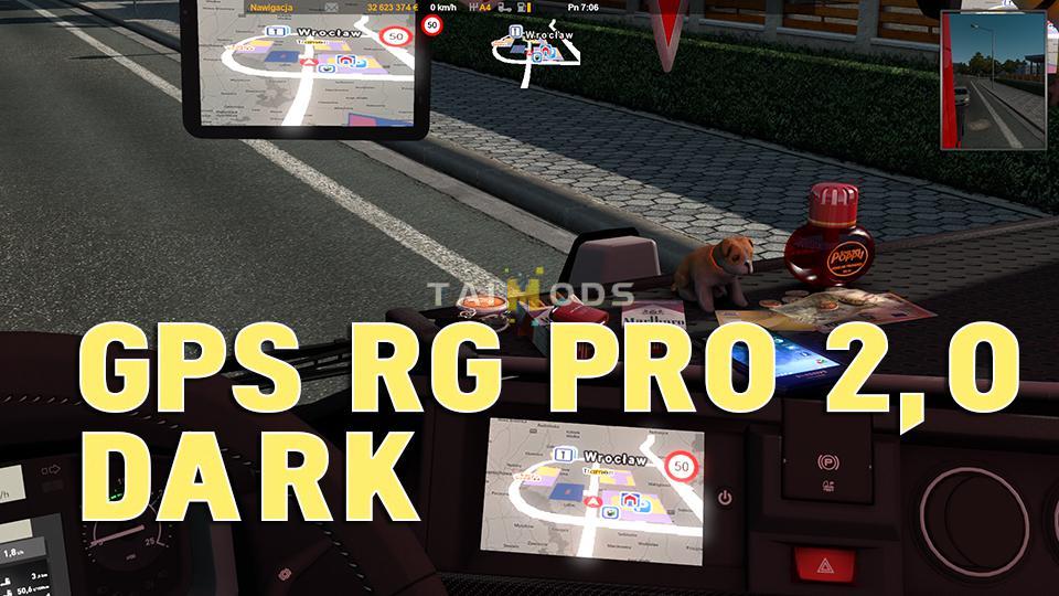 ETS2 - Gps Rg Pro Dark V2.0 (1.35.x)