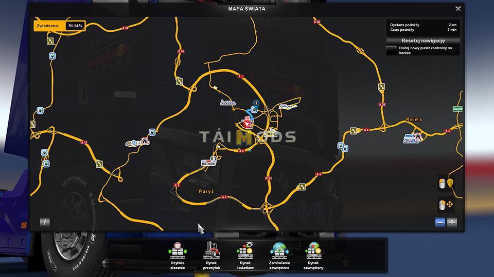 ETS2 - GPS RG Pro Led V2.0 (1.35.X)