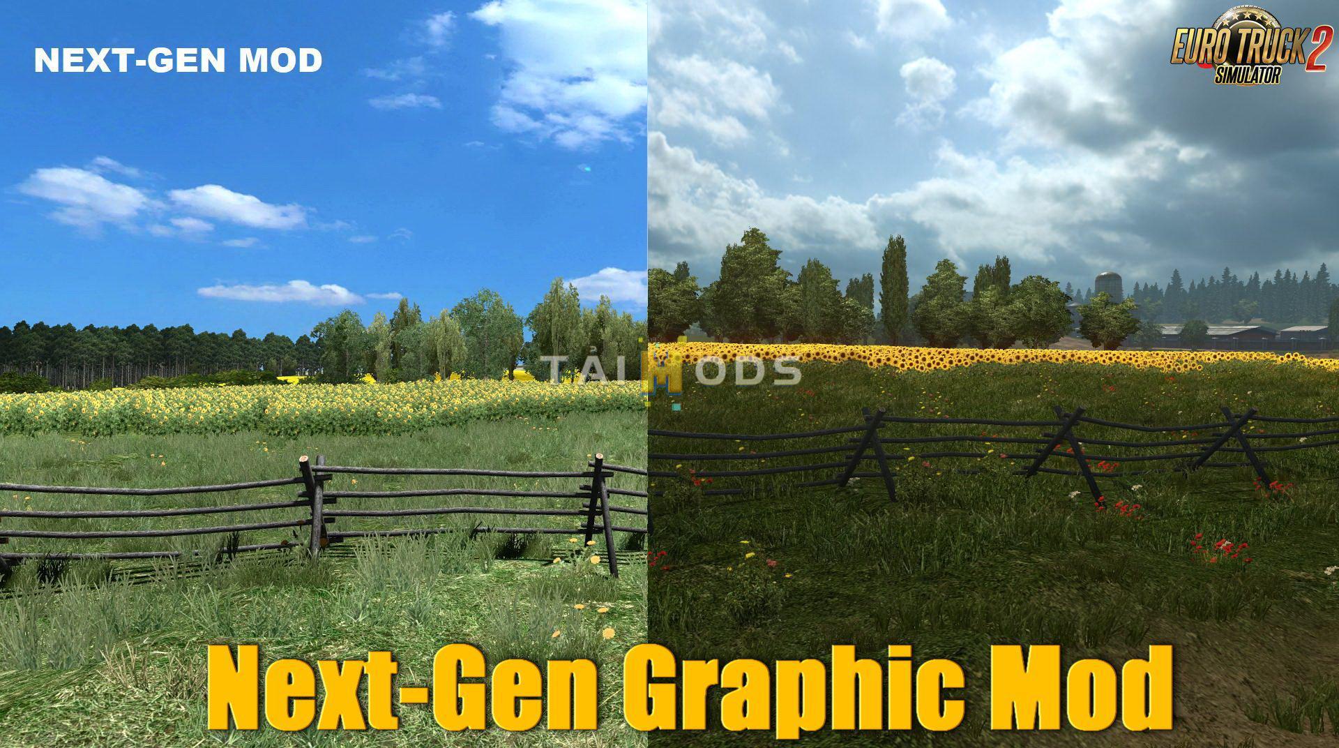 ETS2 - Project Next-Gen Graphic Mod V1.8.1 (1.35.x)