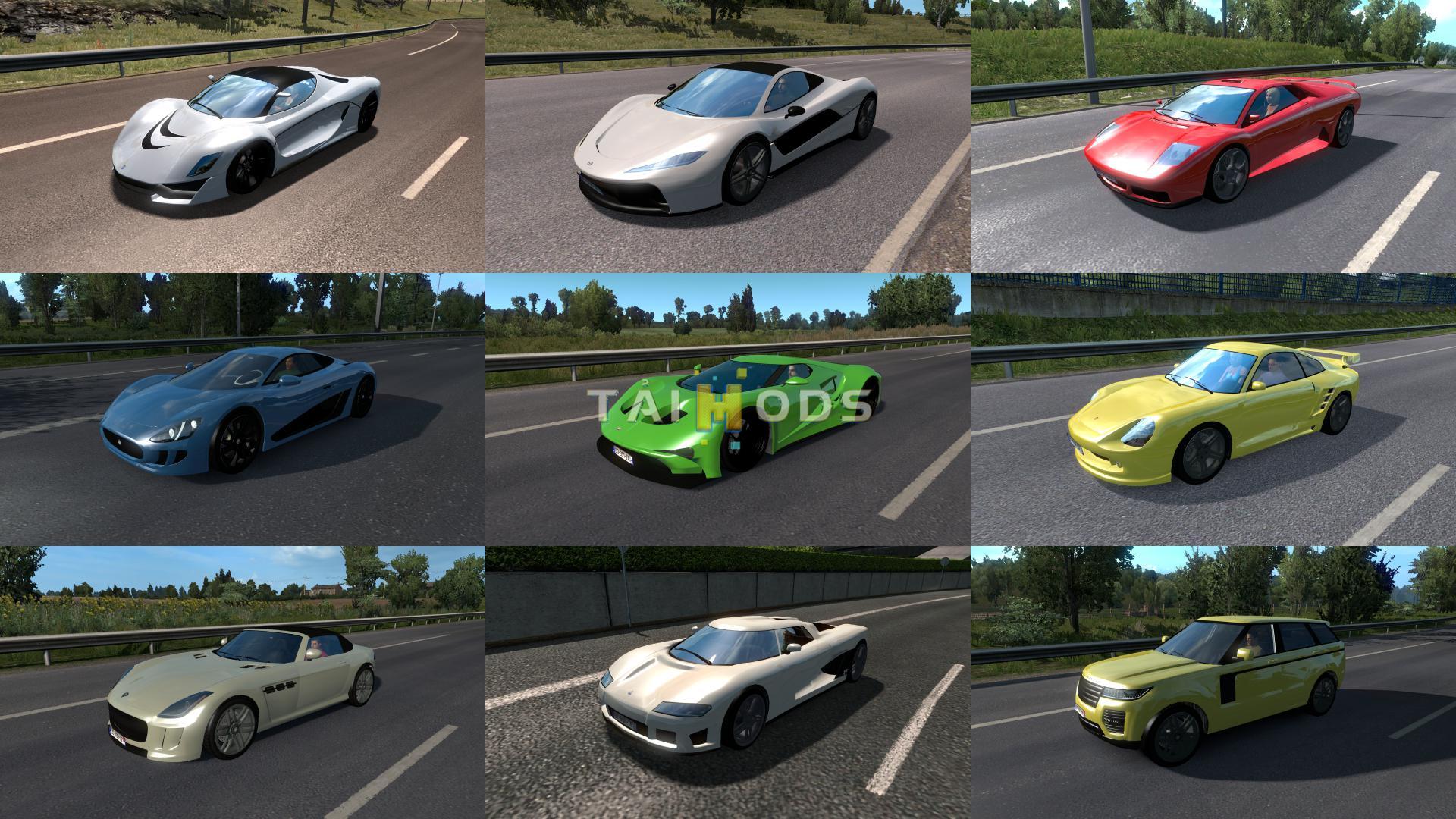 ETS2 - Gta V Traffic Pack (1.35.x)