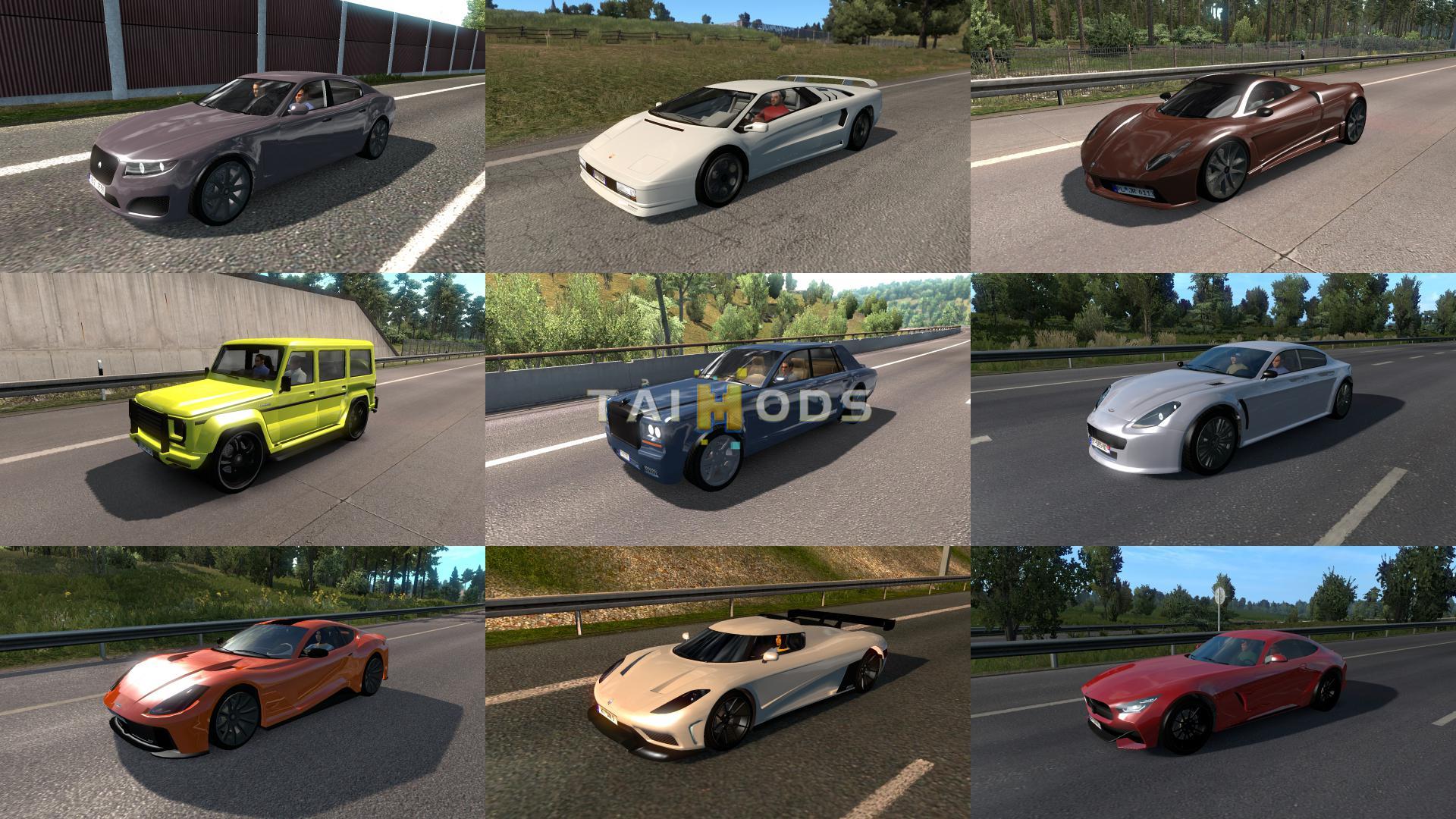 ETS2 - Gta V Traffic Pack (1.35.x)