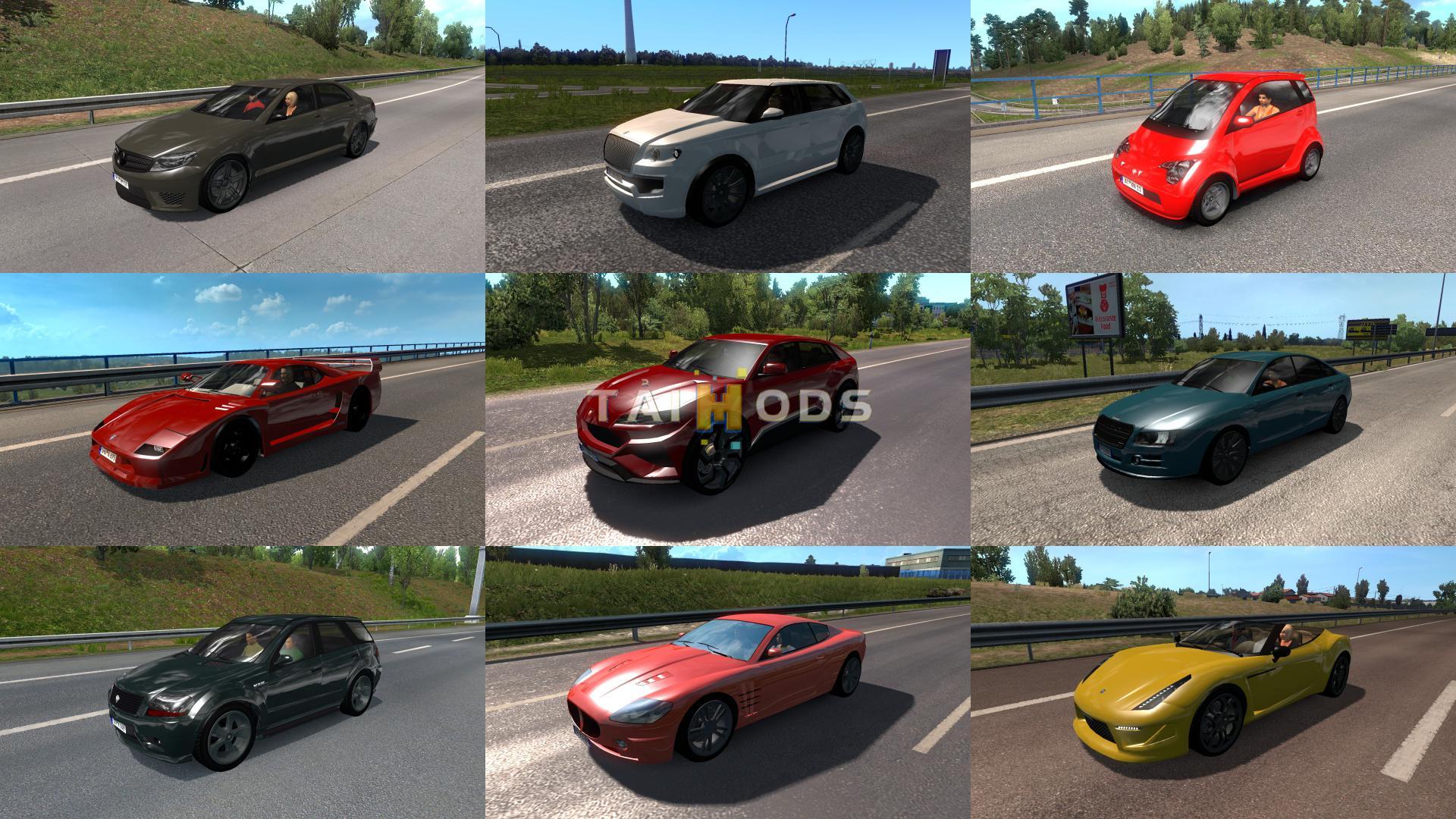 ETS2 - Gta V Traffic Pack (1.35.x)