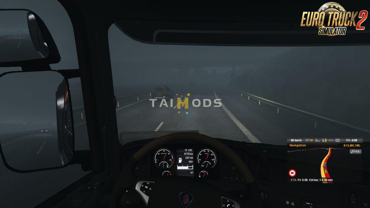 ETS2 - Foggy Weather Mod v1.3.1 (1.35.X)