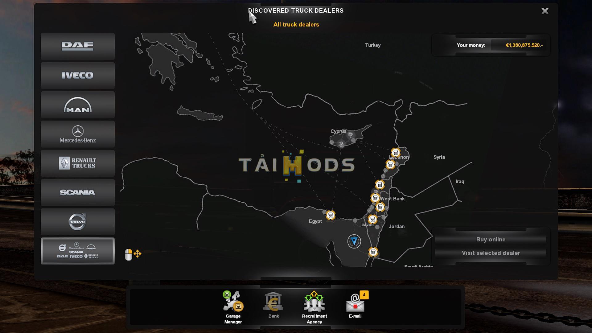 ETS2 - Save Game Profile For Promods V2.41 Middle East Addon (1.35.X)