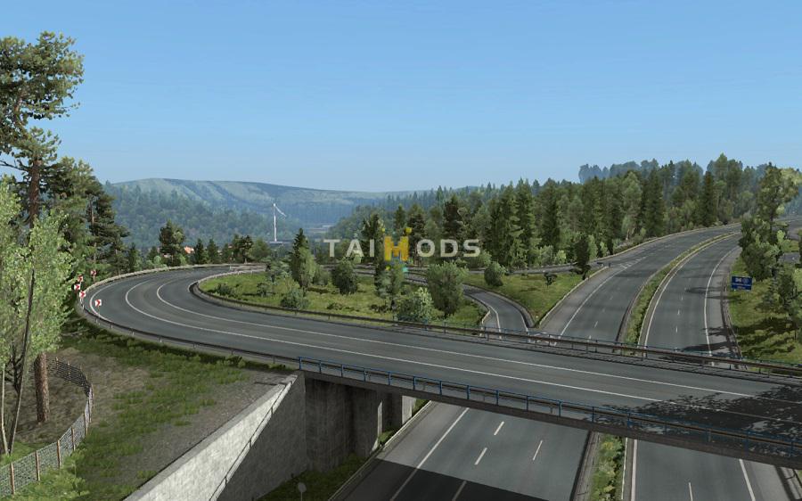 ETS2 - Clear Sky Nohdr Weather Mod (1.35.X)