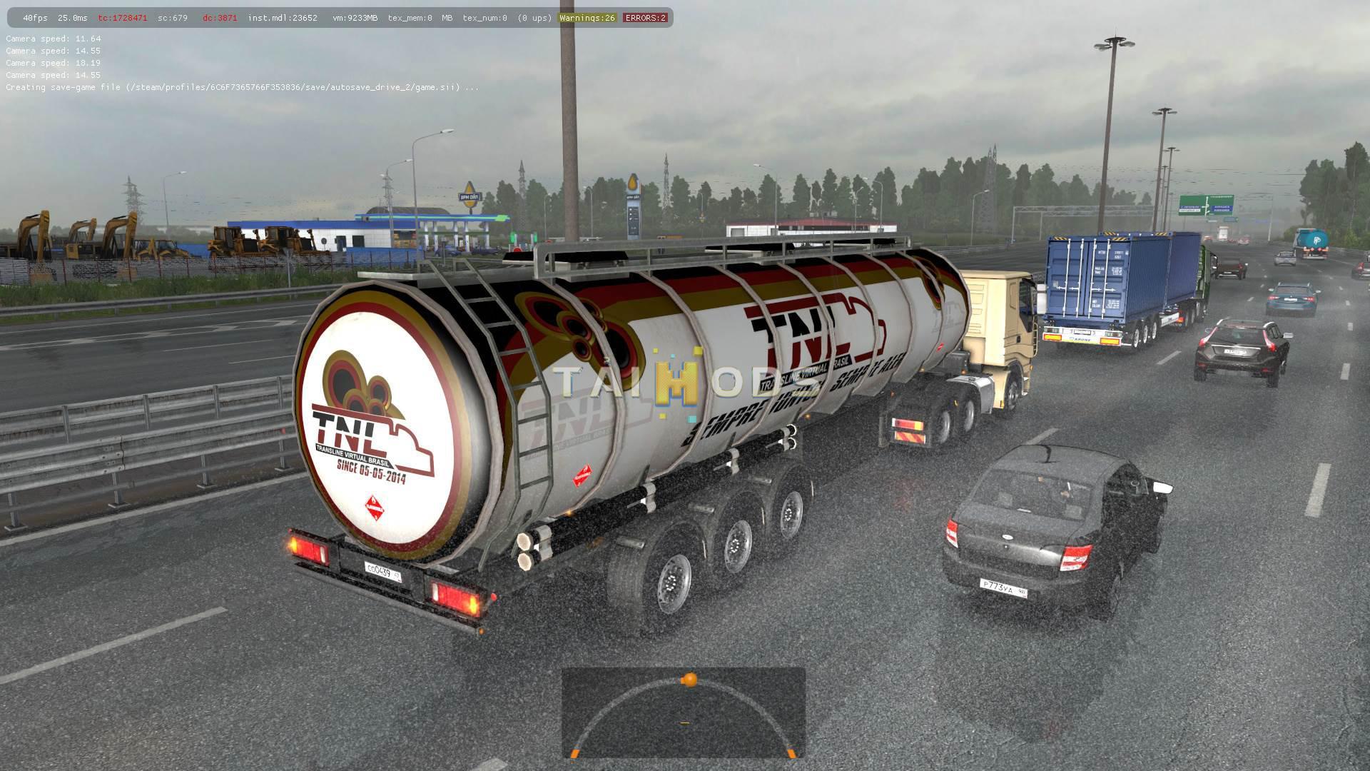 ETS2 - TNL Trailers in Traffic + Truck Skins (1.35.X)