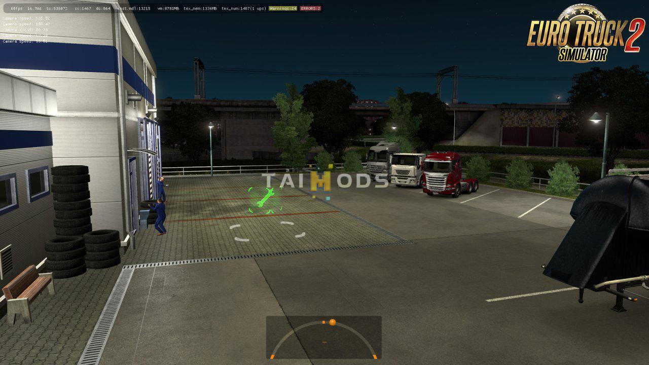 ETS2 - New Prefabs - Service Stations 2 (1.35.X)