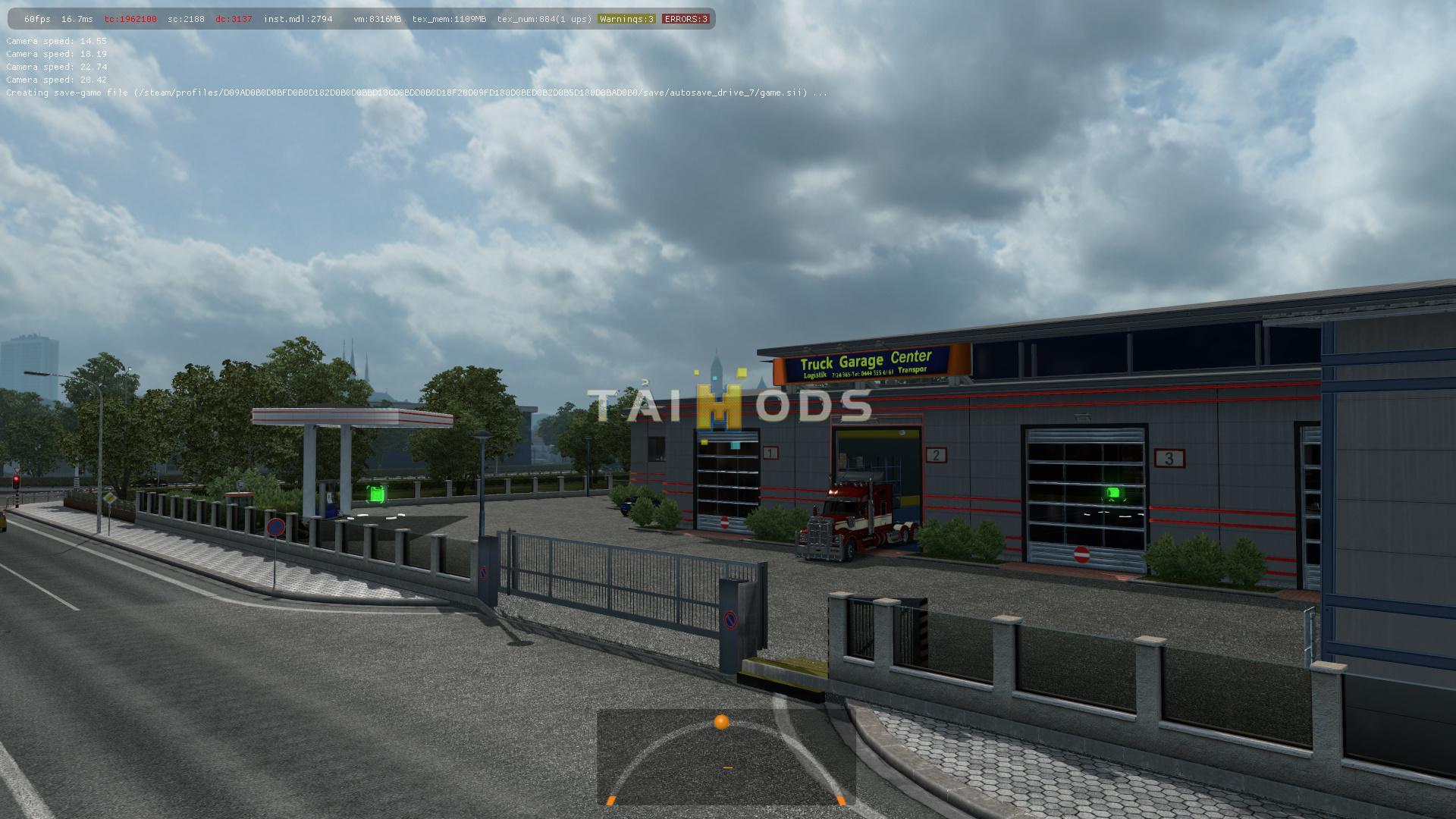 ETS2 - Old European Garage V1.0 (1.35.X)
