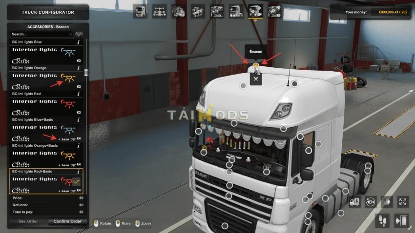 ETS2 - BC-Interior Belka Accessory V0.8.0 (1.57.x)