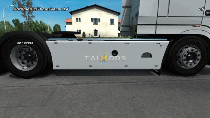 MOD ETS2 – Phụ Tùng ETS2 - Boreman LED Marker Lights Pack (1.56.x)