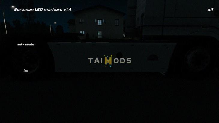 MOD ETS2 – Phụ Tùng ETS2 - Boreman LED Marker Lights Pack (1.56.x)