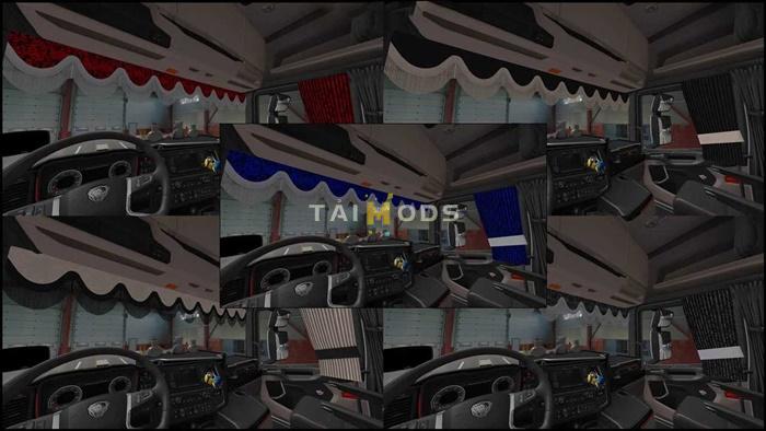 MOD ETS2 – Phụ Tùng ETS2 - Curtains Mega Pack V1.0 (1.53.x)