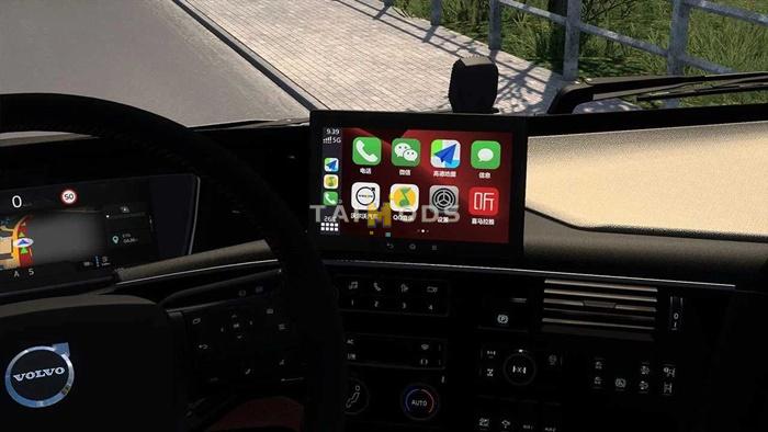 MOD ETS2 – Phụ Tùng ETS2 - Volvo FH5 & FH6 CarPlay V1.1 (1.53.x)