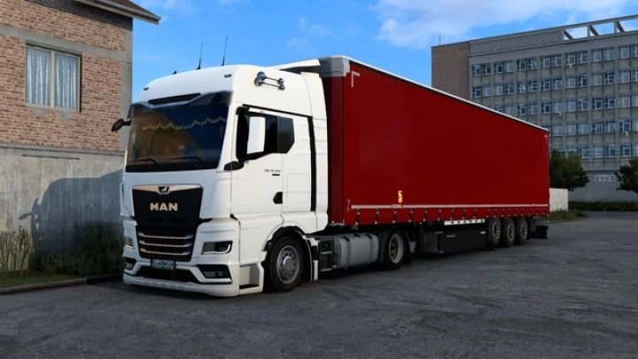 MOD ETS2 – Phụ Tùng ETS2 - Low Deck Chassis for Man TGX 2020 V1.1 (1.53.x)