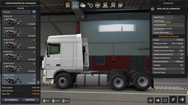 MOD ETS2 – Phụ Tùng ETS2 - Chassis Trucks V1.1 (1.53.x)