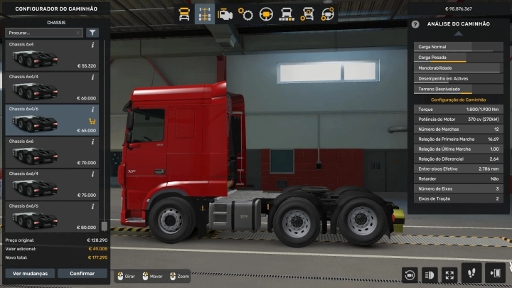 MOD ETS2 – Phụ Tùng ETS2 - Chassis Trucks V1.1 (1.53.x)